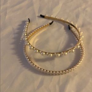 Pearl headband set